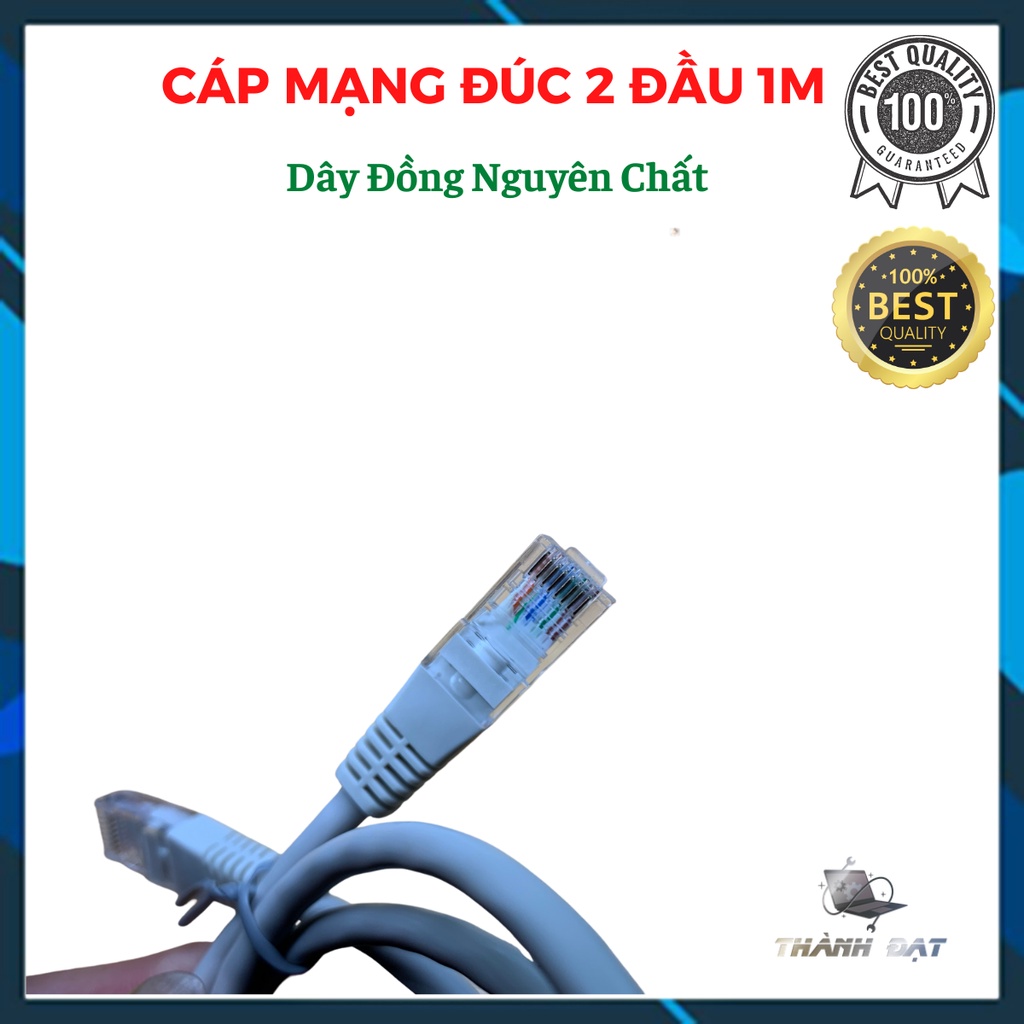 Dây Mạng Bấm Sẵn cat5/cat6, Đúc Sẵn hai đầu chuẩn có chiều dài 1m/1,5m/2m/3m.. Chất lượng sản phẩm tuyệt vời, Tốc độ cao