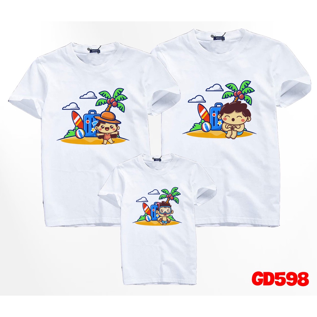 Đồng Phục Gia Đình Đẹp Mùa Hè Đi Biển - KTQN TSHIRT AND UNIFORM