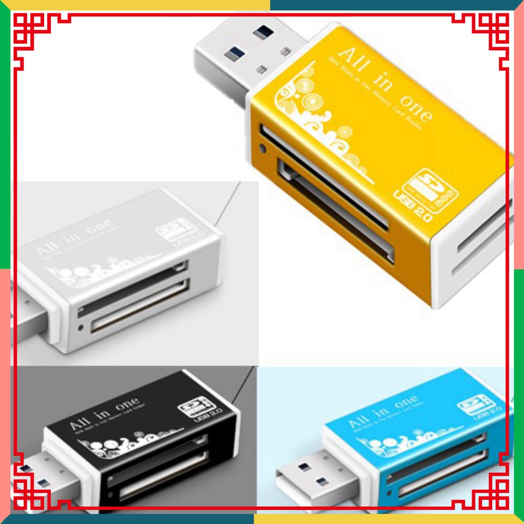 [ SALE SẬP SÀN ] Đầu Đọc Thẻ All In One 4 Trong 1 Tiện Lợi Loại Tốt | BigBuy360 - bigbuy360.vn