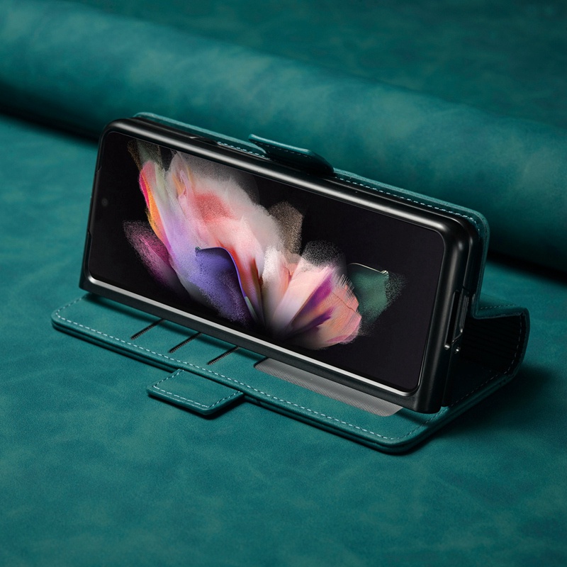 Ốp lưng Dạng Ví Da Lật Dành Cho Samsung Galaxy Z Fold 4 Flip 4 Flip 3 5G SS Z Flip 3 Fold 3 SS Z Fold5 SS Flip 5 5G