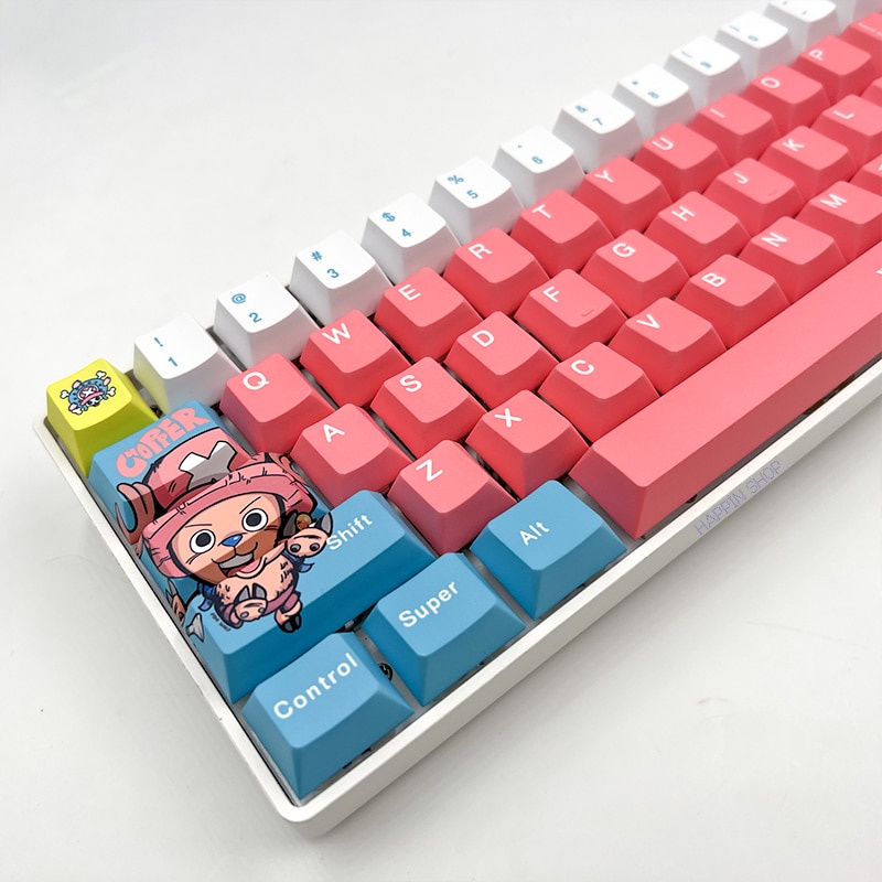 Tony Tony Chopper Keycap Full Bộ Anh Đào Hồ Sơ Keycaps Cho Cherry MX Công Tắc-Phù Hợp Với Hầu Hết Các Bàn Phím Cơ
