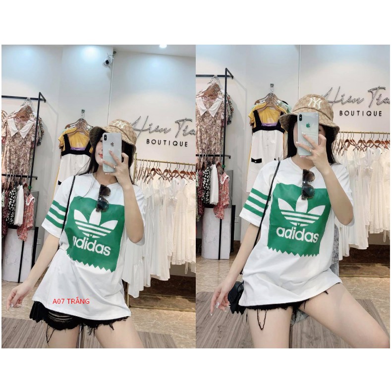 Áo phông Free size nhiều mẫu, chất cotton,form giấu quần,hàng Quảng Châu, ảnh shop tự chụp