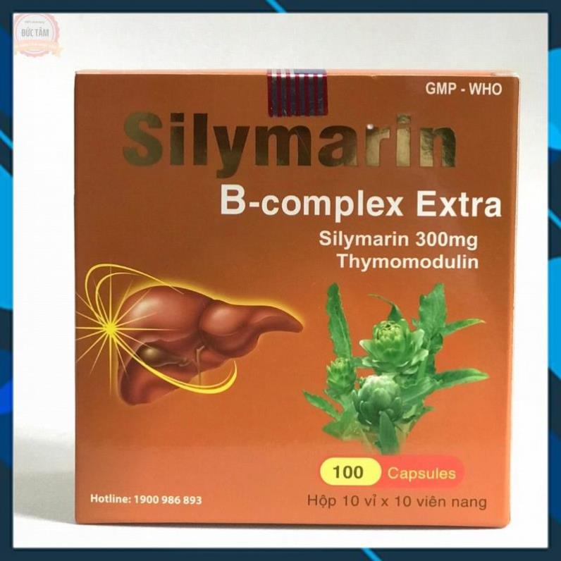 Viên Bổ Gan SILYMARIN B-complex Extra Hộp 100 viên NHÀ THUỐC SÀI GÒN