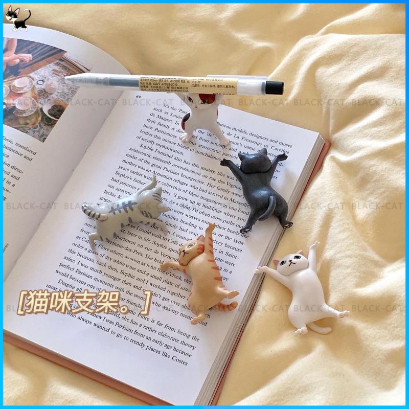 Giá Đỡ Bút Hình Mèo Đang Nhảy Dễ Thương Để Bàn Trang Trí