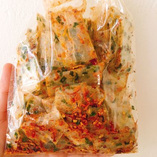 bánh tráng trộn cuộn chà bông gà loại ngon