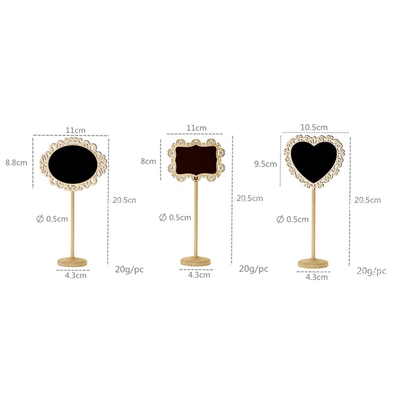 10 Bảng Đen Bằng Gỗ Trang Trí