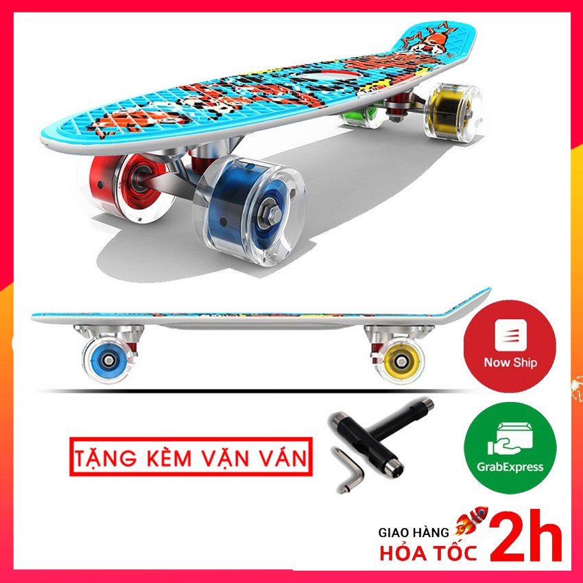 Ván trượt Skateboard Penny nhiều màu - Giao màu ngẫu nhiên