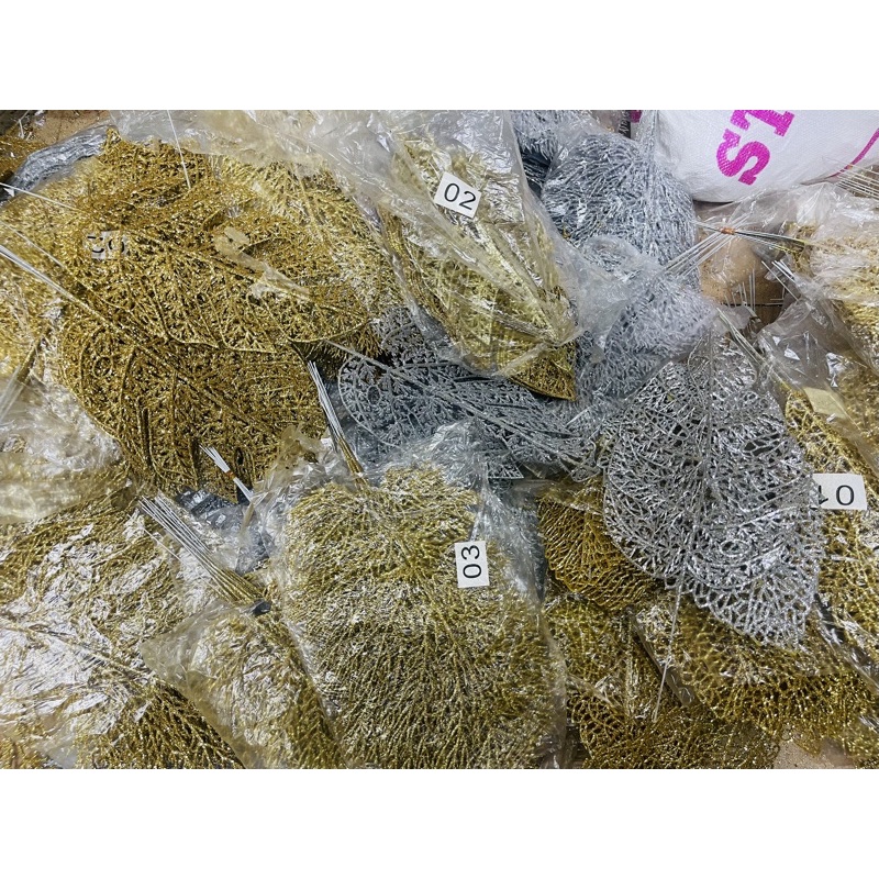 Combo 450 Lá Kim Tuyến Vàng Bạc