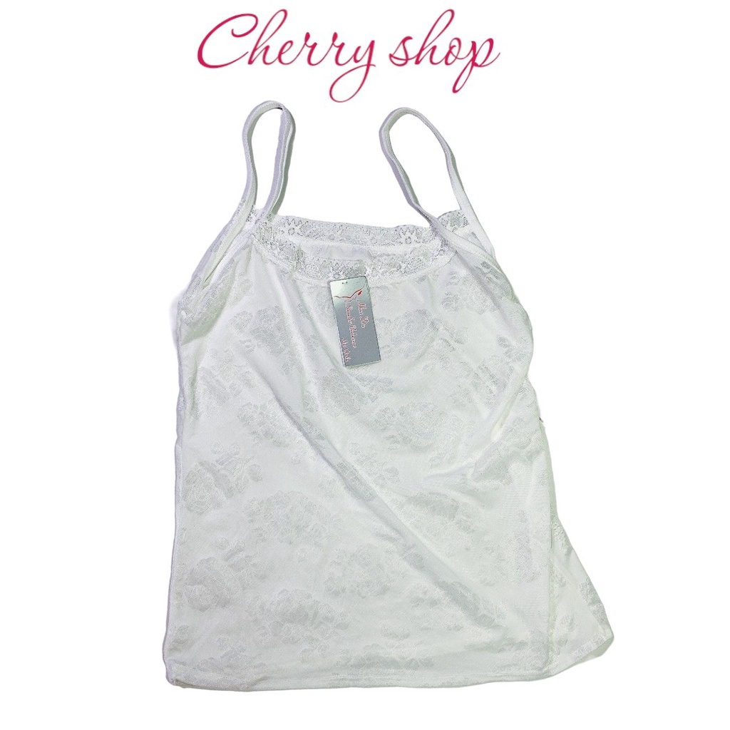 Áo lót áo lá thun lạnh cho học sinh loại dài co giãn thoải mái phối hoa văn size<55kg