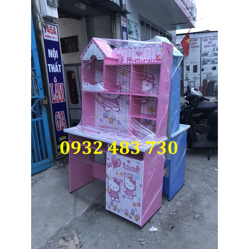 Bàn học sinh - bàn học sinh nhựa 3d 1m hello kitty