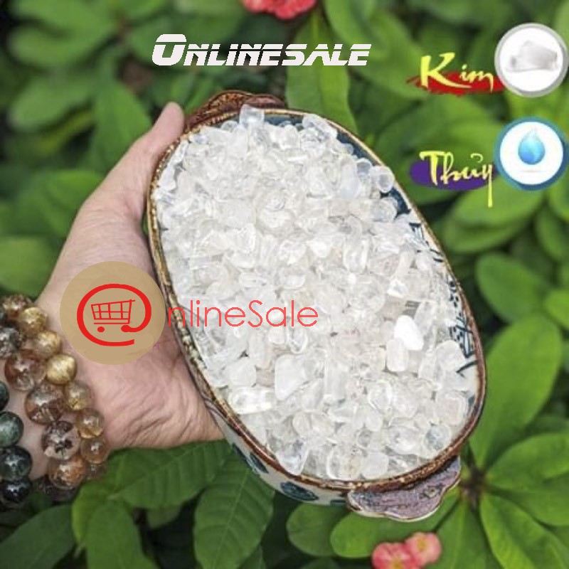 [100g] Vụn Đá Trộn màu tự nhiên thanh tẩy đã làm bóng mang năng lượng tích cực