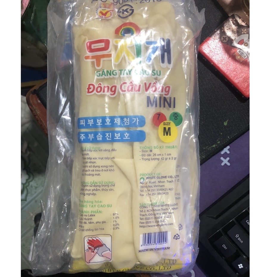 Bịch 10 Đôi Găng Mini Cầu Vồng