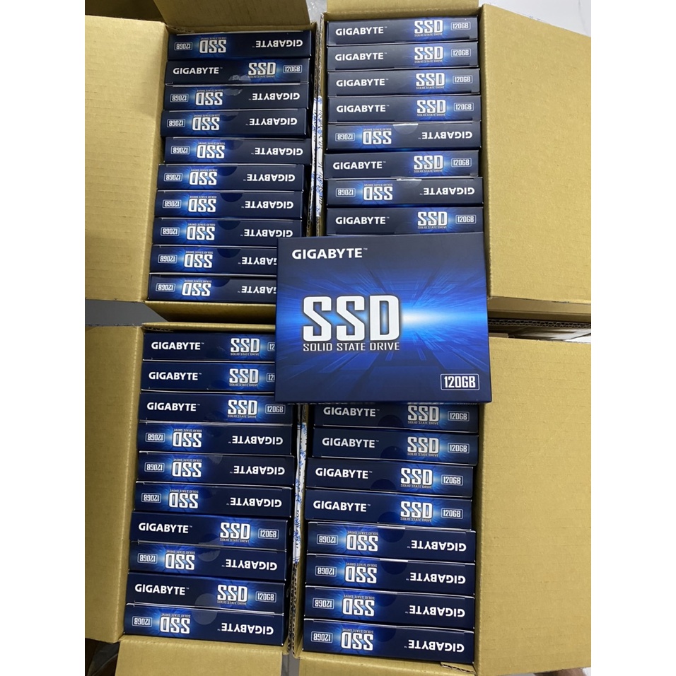 Ssd gigabyte - ADATA sata3 120gb rẻ hơn nhà phân phối, chính hãng thủy linh phân phối BH 36 Tháng