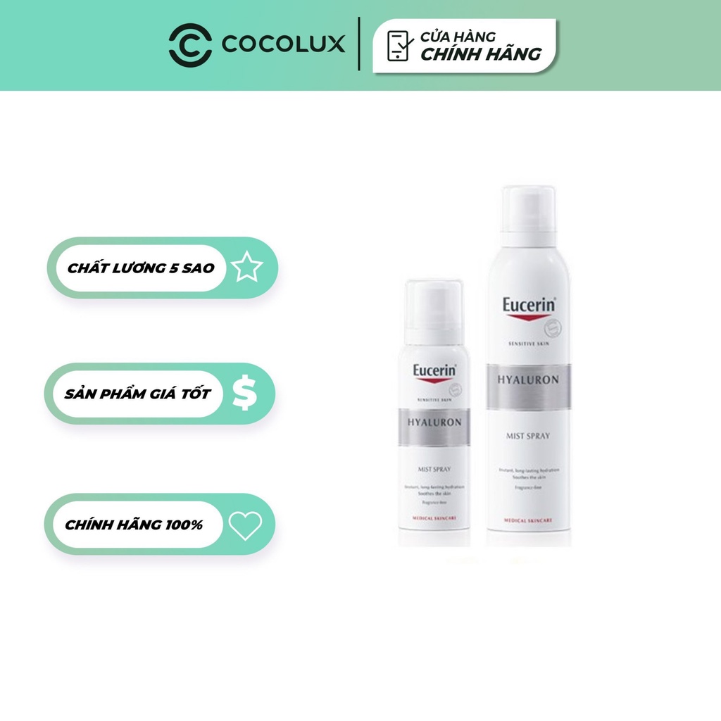 Xịt Dưỡng Ẩm Eucerin Cho Da Nhạy Cảm 150ml Cocolux