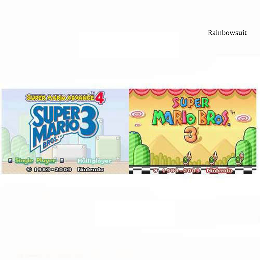 Băng Chơi Game Super Mario Bros 3 Us Cho Nintendo Gameboy Advance