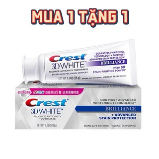 (Có sẵn ) KEM ĐÁNH RĂNG CREST 3D WHITE 116g
