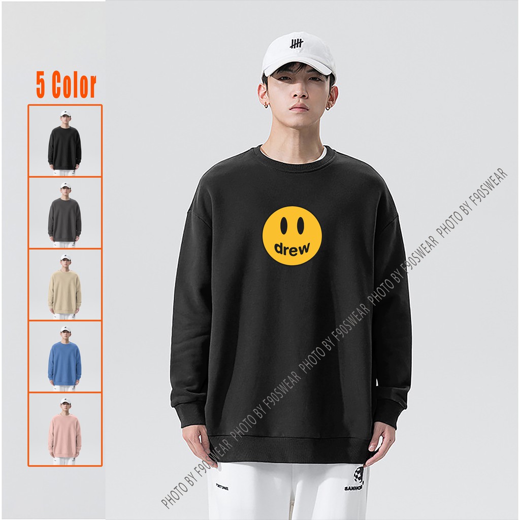 Áo sweater nỉ nam nữ , áo nỉ dài tay  basic sweater phong cách Ulzzang cặp đôi nam nữ form rộng oversize Hàn Quốc