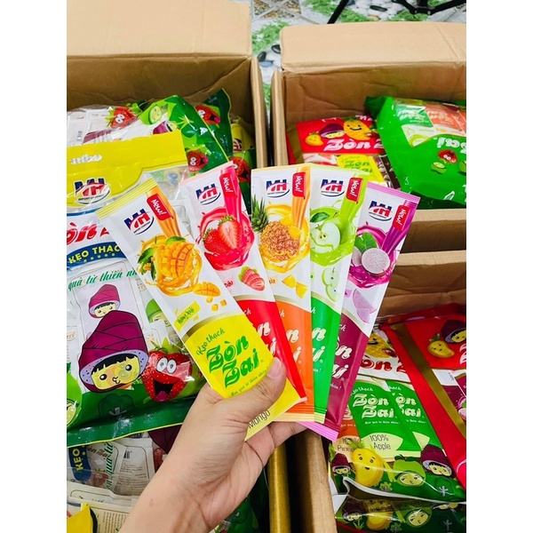 KẸO THẠCH ZON ZAI MH DẠNG THANH TÚI 700G-24CÂY