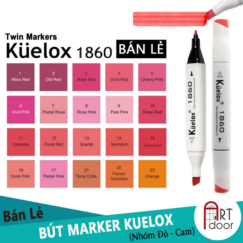 [ARTDOOR] Bút Marker KUELOX (từ 1~49)