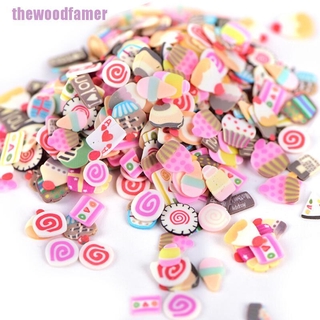 Set 250 Miếng Dán Đất Sét Polymer Trang Trí Móng Tay Nghệ Thuật