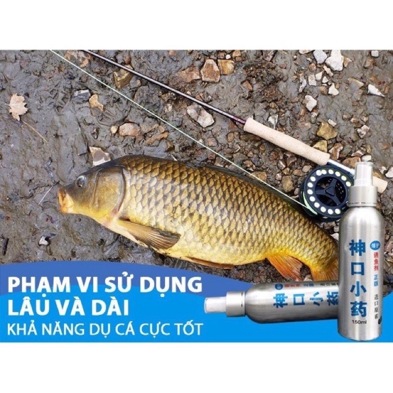 Tinh dầu dụ tổng hợp các loại cá:trắm,chép,trôi,mè