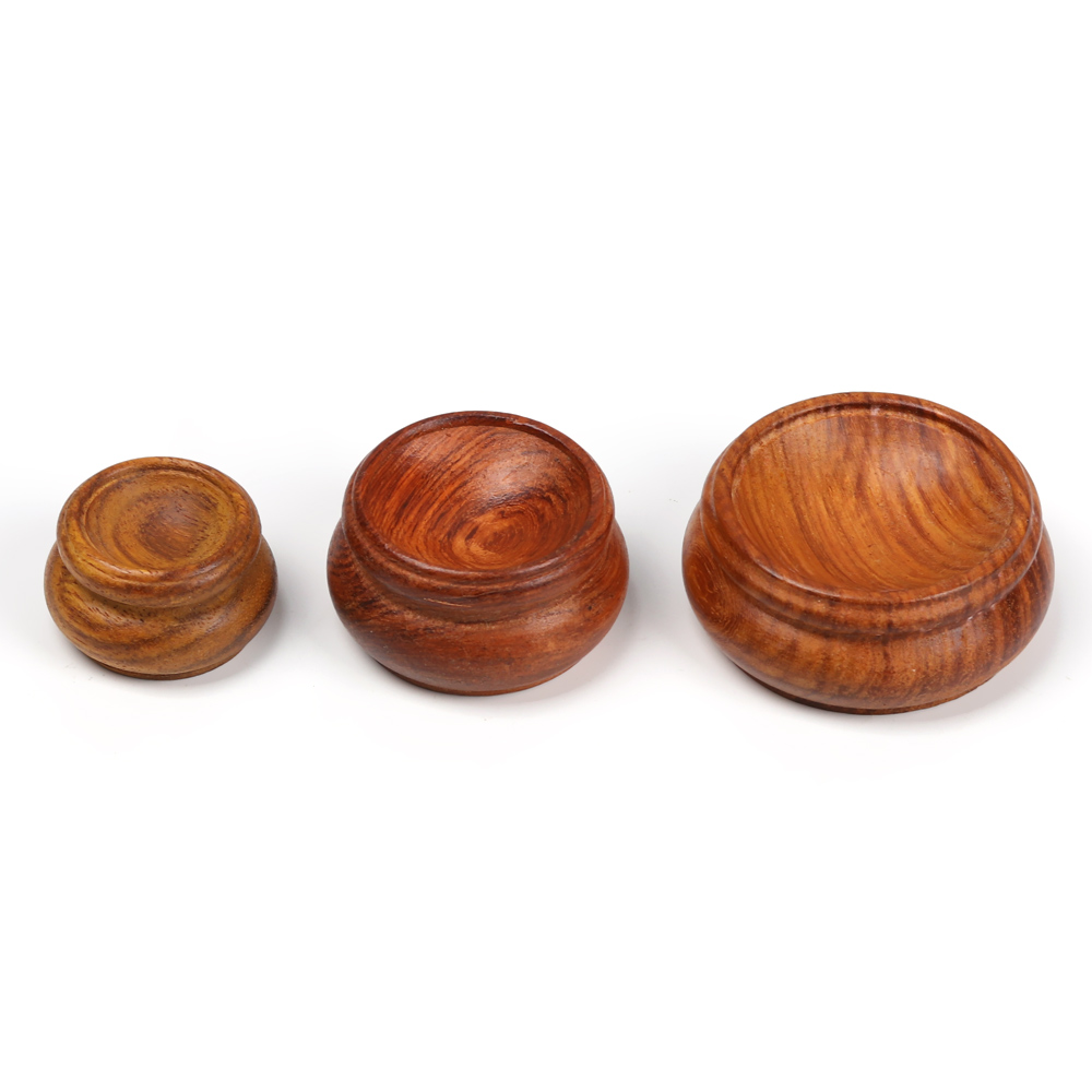 Giá đỡ quả cầu pha lê cố định bằng gỗ tự nhiên sang trọng trang trí bàn làm việc