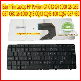 Bàn phím laptop hp pavilion cq43 g4 g43 g4-1000 g6 g6s g6t g6x g6-1000 q43 cq43-100 cq57 g57 430