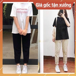 [MUST HAVE] Quần KAKI Basic Mềm Dáng Suông Sắn Gấu