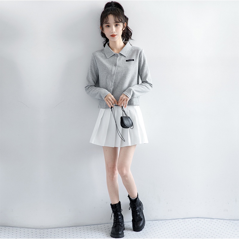 Áo Thun Polo Nữ Dài Tay Vạt Chéo Phối Cúc Thời Trang Sugal TOP NU 051