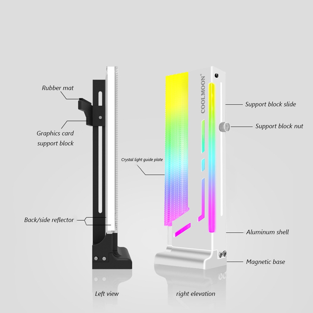 Quạt tản nhiệt CM-GH2 5V A-RGB nhiều màu sắc dành cho máy tính | BigBuy360 - bigbuy360.vn