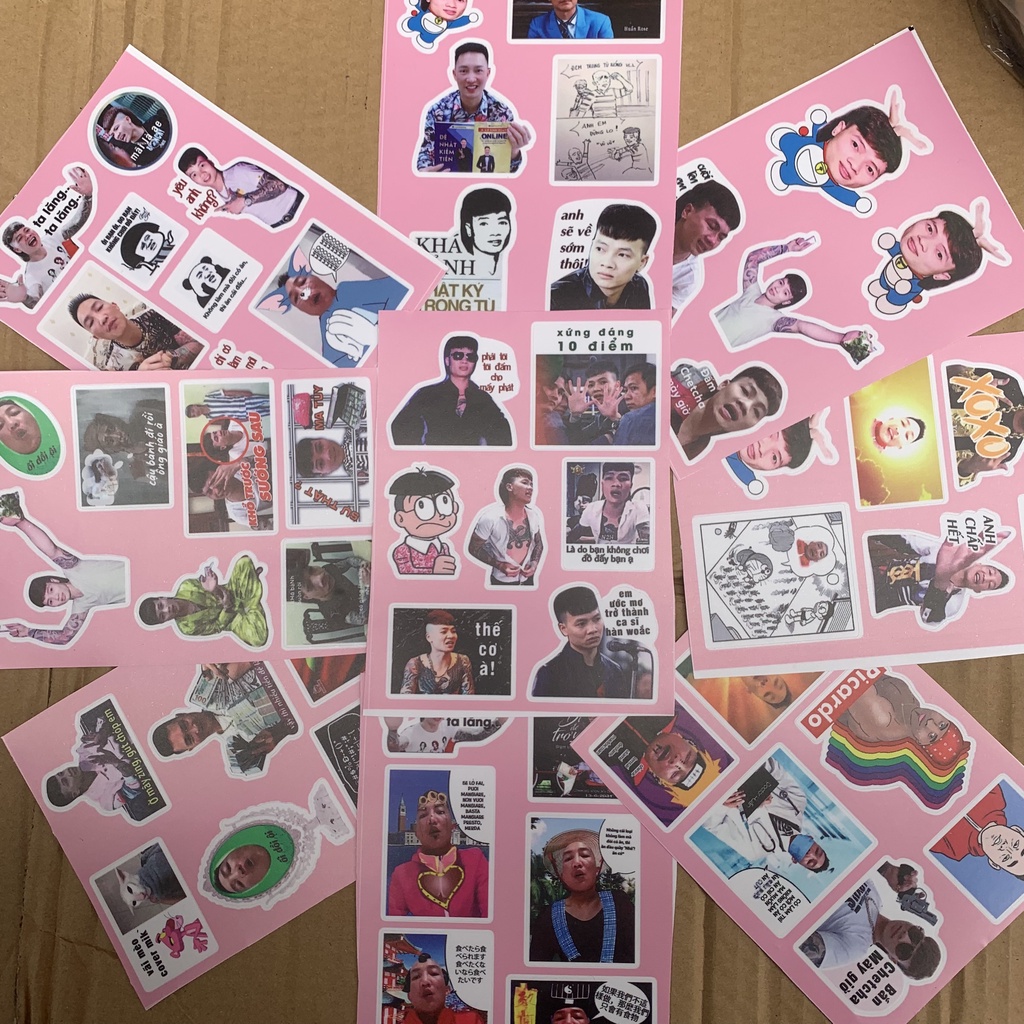 Sticker dán, custom mũ bảo hiểm nửa đầu, nón bảo hiểm 3 phần 4, laptop, ván trượt chống nước