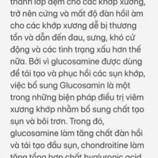 Bill kèm GLUCOSAMIN 700 hàng Đức