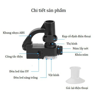 Kính lúp 90x có đèn K77490