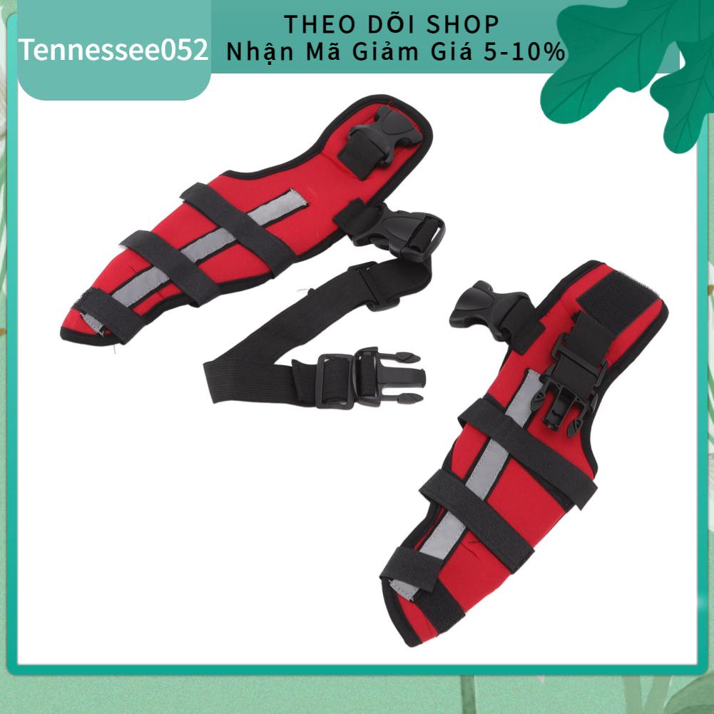 Tennessee052 Nẹp chân chó Đàn hồi an toàn chống va đập Tấm đệm đầu gối cho thú cưng với dải phản quang vật nuôi và
