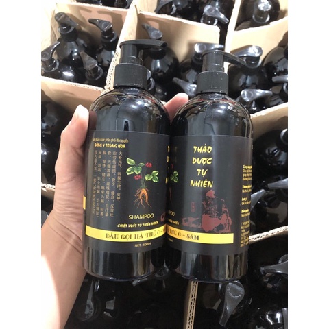 DẦU GỘI THẢO DƯỢC HÀ THỦ Ô CHỐNG  RỤNG TÓC , HẾT BẠC , KÍCH THÍCH MỌC TÓC NHANH , CHẮC KHỎE TỰ NHIÊN