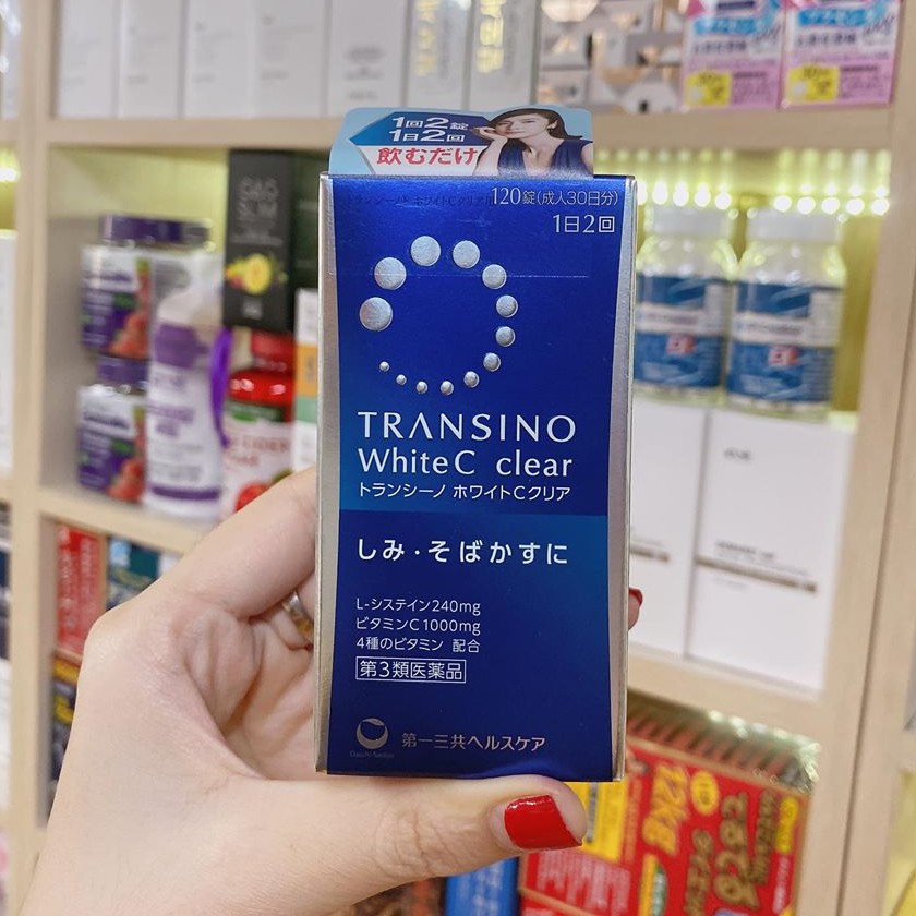 TRANSINO XANH - Viên Uống Trị_Nám, Trắng_Da Transino White C Nhật Bản 120 Viên | BigBuy360 - bigbuy360.vn