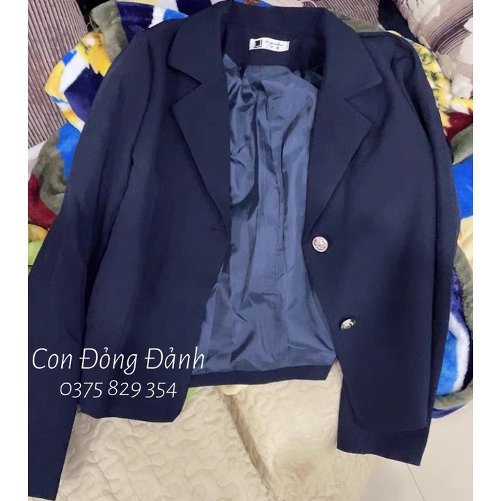 (Mã FL giảm 20k) AO018 Áo khoác blazers nữ mỏng cài 2 khuy form gọn dáng Hàn Quốc công sở thanh lịch | BigBuy360 - bigbuy360.vn