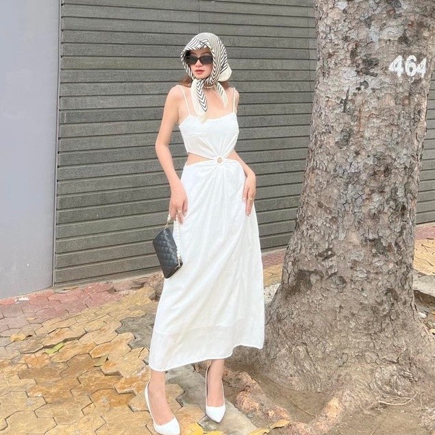 Đầm nữ 2 maxi dáng dài khoan eo sexy Emilyshop ulzzang