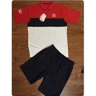 Set bộ in logo uniqlo phối thân
