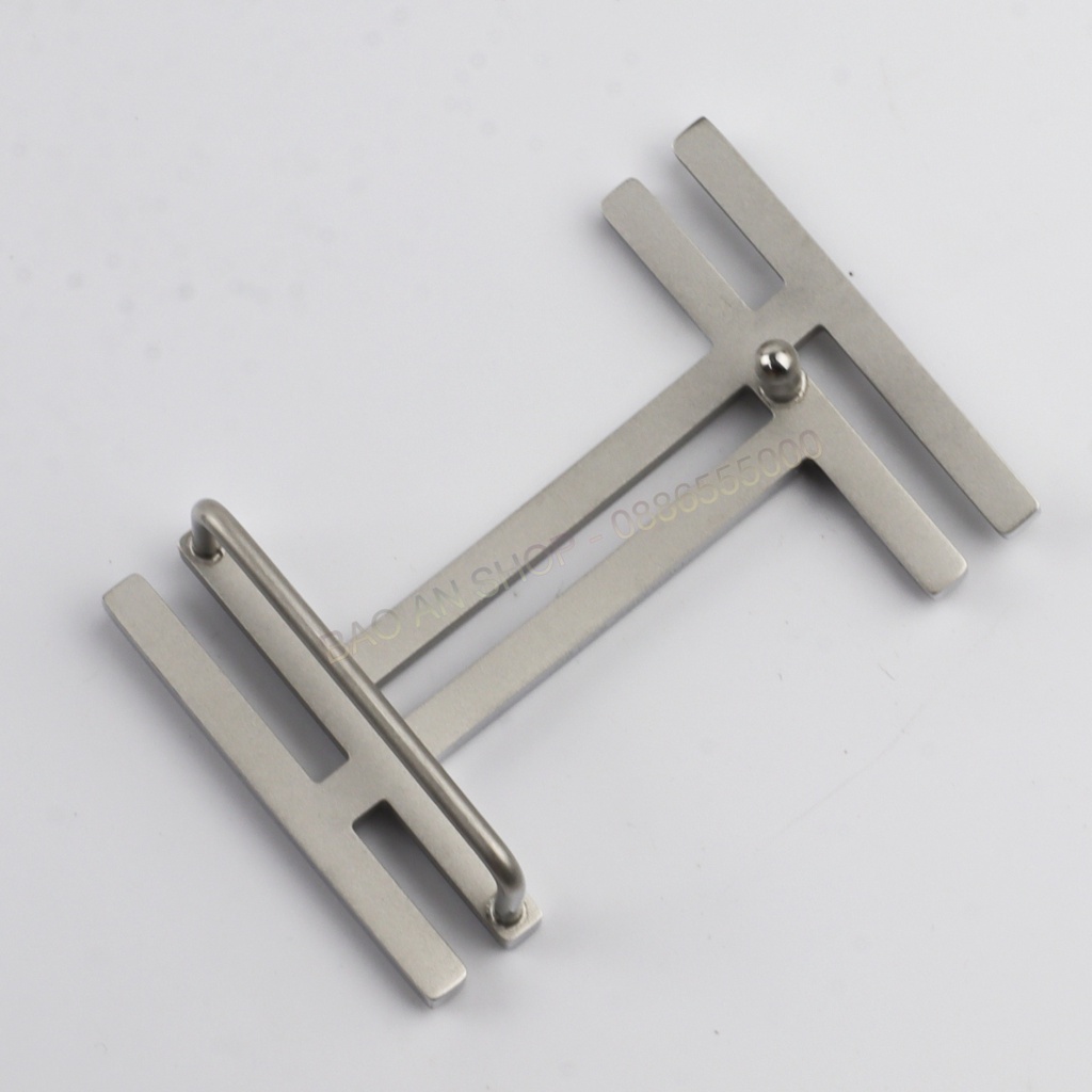 Mặt thắt lưng chữ H cho dây lưng cao cấp, mặt thắt lưng Nam #516