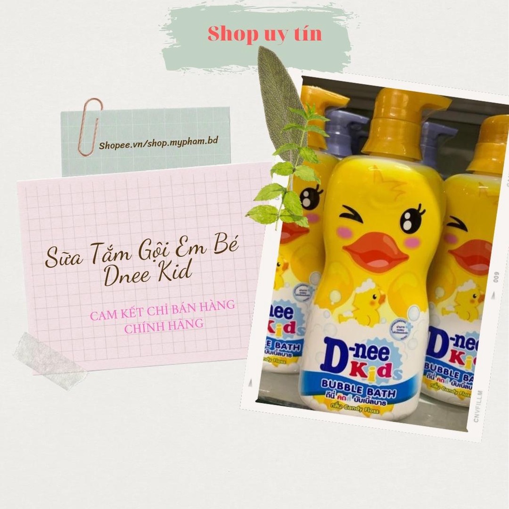 SỮA TẮM GỘI DNEE KID HÌNH THÚ 400ML 🔥Thái Lan🔥 DNEE KID SỮA TẮM GỘI CHO BÉ CƯNG