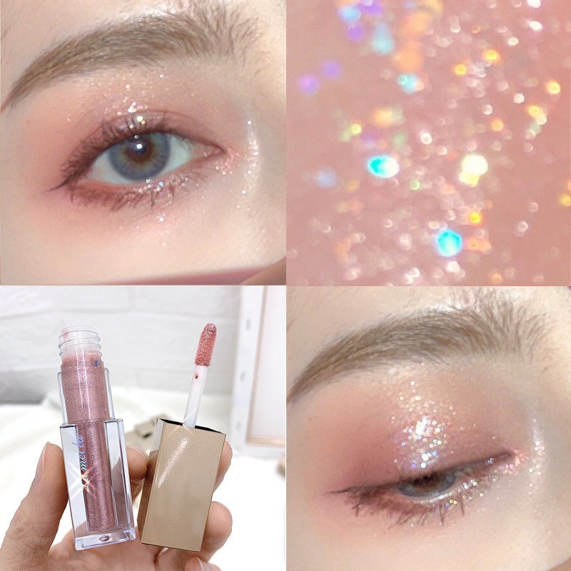 Nhũ mắt trang điểm kim tuyến Lameila Liquid Eye Shadow phấn nhũ lấp lánh hot trend cực xinh Yasan