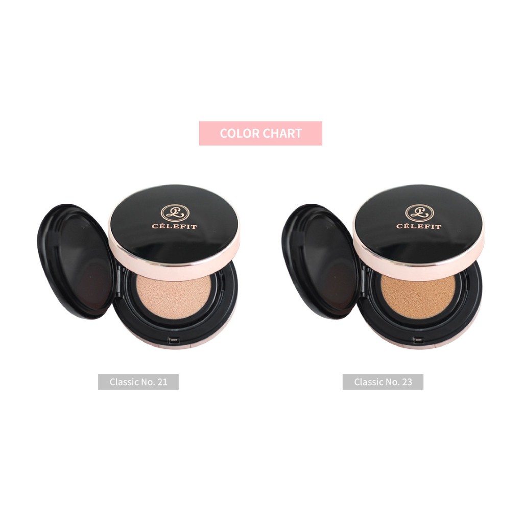 Phấn Nước Che Khuyết Điểm Célefit Designfit Upderm Cushion Pact Classic SPF50+ PA+++ 13g | BigBuy360 - bigbuy360.vn