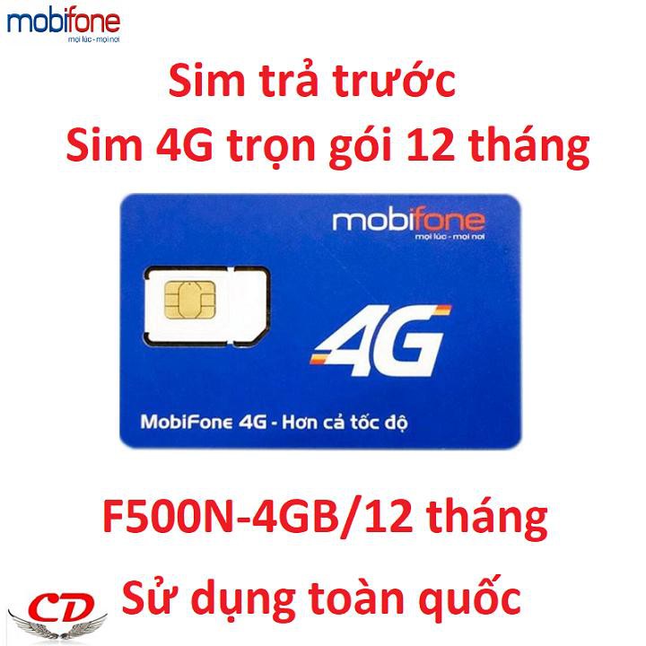 Sim 4G Mobifone trọn gói 1 năm không nạp tiền MDT250A MDT135A Tốc Độ Mạng Max Băng Thông