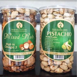 Combo hạt Mix Nuts 6 loại và hạt dẻ cười