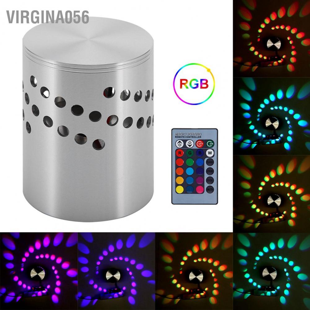 Virgina056 3W LED Wall Lamp Aluminum Indoor Lighting For KTV Bar Decor Light with Remote Control