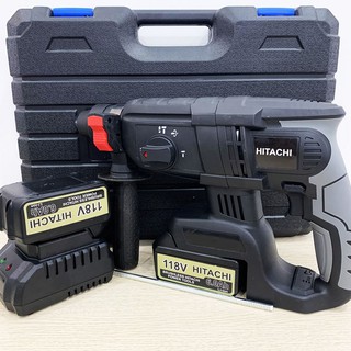 KHOAN BÊ TÔNG HITACHI BẰNG PIN KHÔNG CHỔI THAN (Bảo hành 12 tháng) - Máy khoan đục bê tông không chổi than