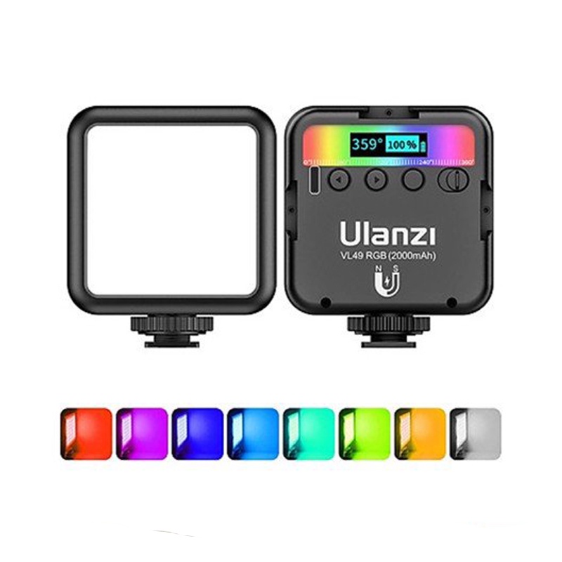 [Mã ELHACE giảm 4% đơn 300K] Đèn led cho máy ảnh, smartphone Ulanzi VL15 / VL49 / VL49 RGB