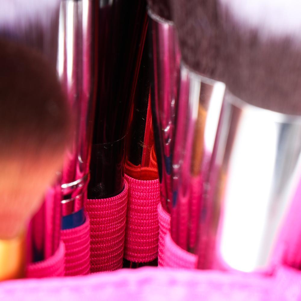 Túi Đựng Mỹ Phẩm Trong Suốt Hình Bán Nguyệt Chống Thấm Nước