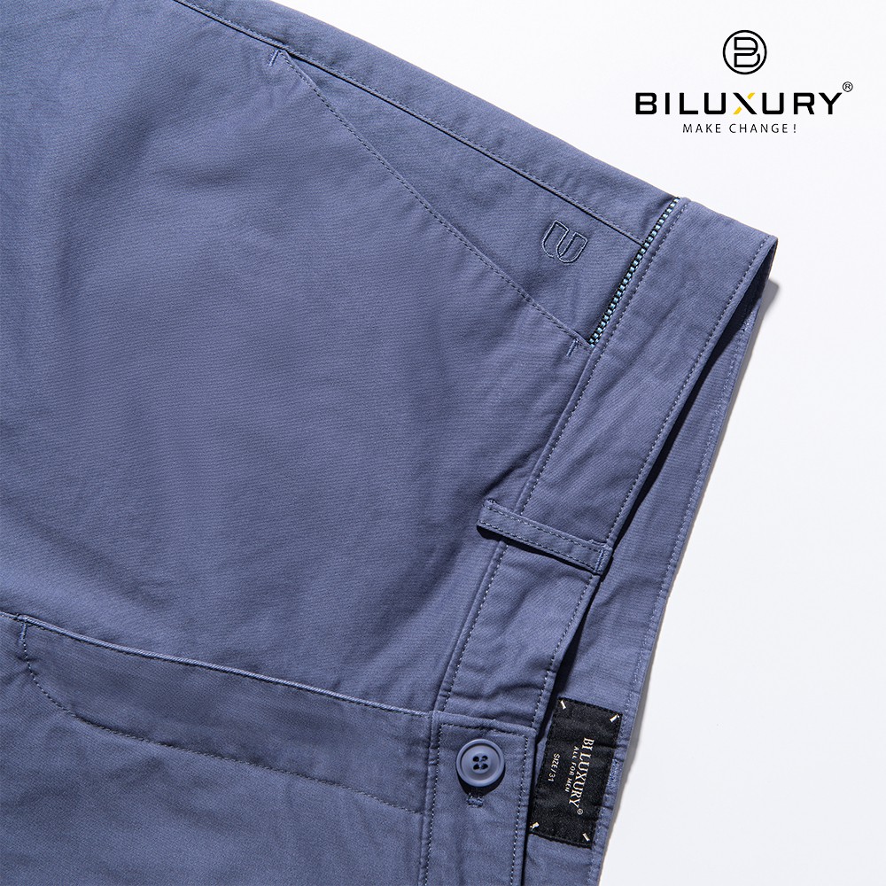Quần đùi nam Biluxury kaki short ngố khoá cúc tiện dụng phong cách trẻ trung  5QNKB003XDA | BigBuy360 - bigbuy360.vn